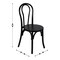 Merrick Lane Lowry Thonet Style Solid Wood Dining Chair with Stackable Design and Elegant Finish